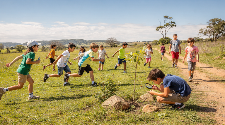 Actividades outdoor para niños: juegos, caminatas y educación ambiental