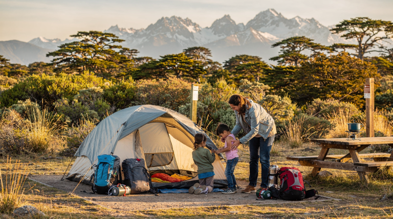 Guía básica de camping para familias en parques y reservas de Argentina