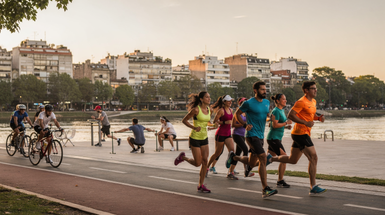 Ideas de ocio deportivo en ciudad: grupos de running, bici y entrenamiento funcional